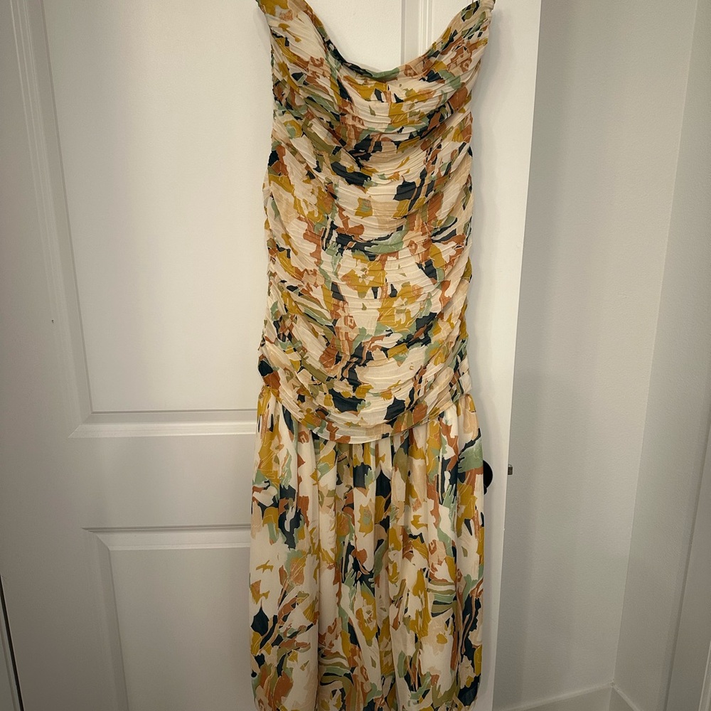 Floral Multicolor Women's Dress